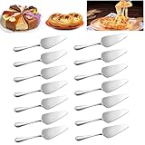 Photo Gallery 14 pezzi server per torte in acciaio inox, 23 x 4.7 cm coltello per torta con bordo seghettato, paletta cake server taglia torte, lavabili in lavastoviglie, per cucine, ristoranti, feste, matrimoni Photo Gallery 14 pezzi server per torte in acciaio inox, 23 x 4.7 cm coltello per torta con bordo seghettato, paletta cake server taglia torte, lavabili in lavastoviglie, per cucine, ristoranti, feste, matrimoni