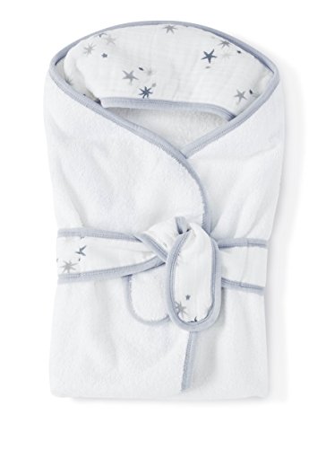 Image of aden + anais baby bath wrap, twinkle