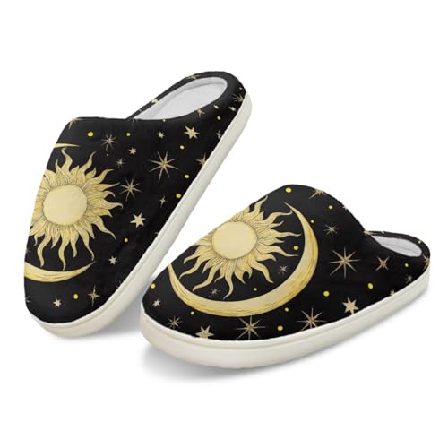 Lotusorchid Clog Slipper for Women Men, Warm Non-Slip Flannel Slipper Cozy Winter Slipper with Memory Foam House Slipper Scuff Slipper3