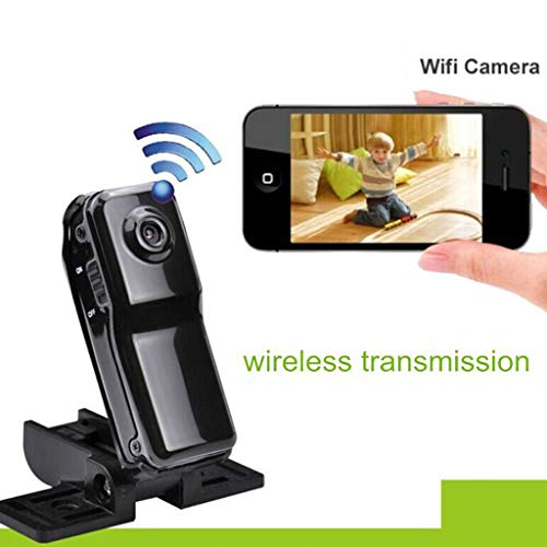 HD Webcam with Microphones, Sport WIFI Camera Mobile DV Wireless Video Portable Pocket