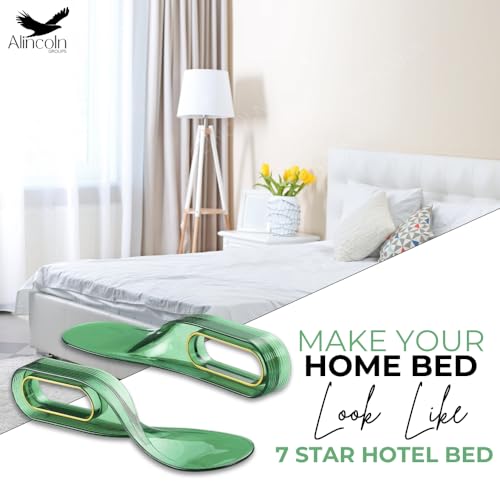 Image of ALINCOLN Premium 11 inch 2 Pack Bedsheet Tucker Tool for Bed Making | Double Bed Mattress Lifter and Bed Sheet Tucking Tool for Elderly, Pregnant Women & Back Pain | Durable ABS Plastic