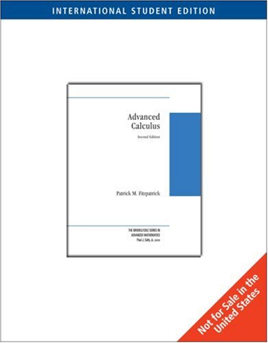Advanced Calculus by Fitzpatrick, P. (2005) Paperback