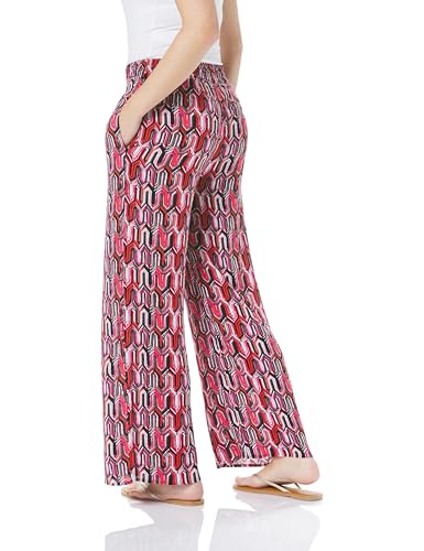 SLIM-SATION Women's Elastic Shirred Waist Pull-on Wide Leg Pant2