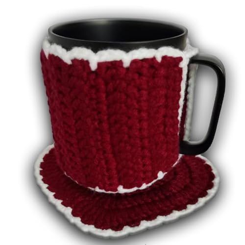 Wuryuema Crochet Coffee Cozy Sleeve