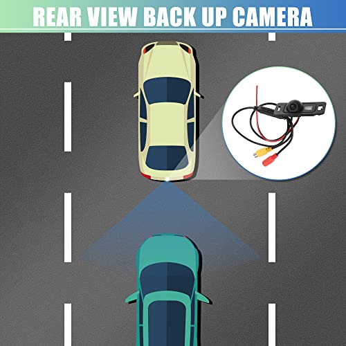 Image of X AUTOHAUX 1 Set Rear View Back Up Camera Rear Park Assist Reverse Camera for BMW X3 E83 2004-2010