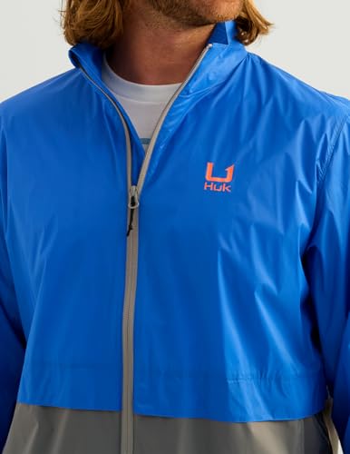 HUK Men's Tradewinds Jacket, Lightweight, Waterproof Windbreaker with UPF Sun Protection4