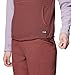 Mountain Hardwear Women's Summit Grid Half Zip Hoody, Bourbon Brown, Atmospheric, X-Small