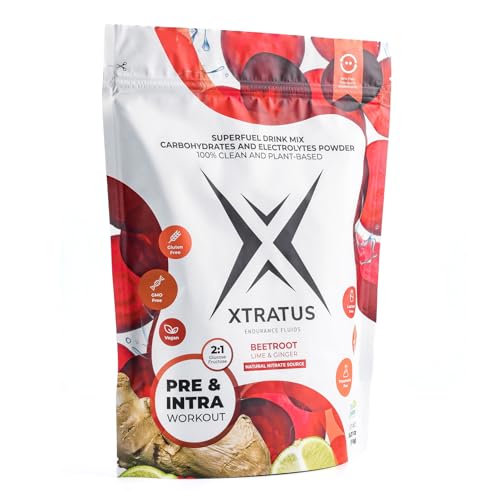 Image of Beetroot (Nitrate) Lime and Ginger - Superfuel Sports Drink Powder with carbohydrates and Minerals. Natural Source of Nitrate. Nitric Oxide. Pre and Intra Training. 35,27Oz.
