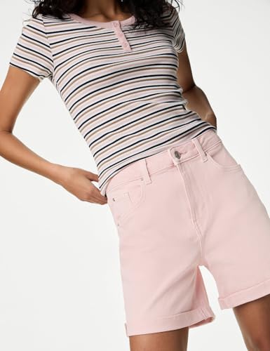 Image of Marks & Spencer Women Denim Shorts
