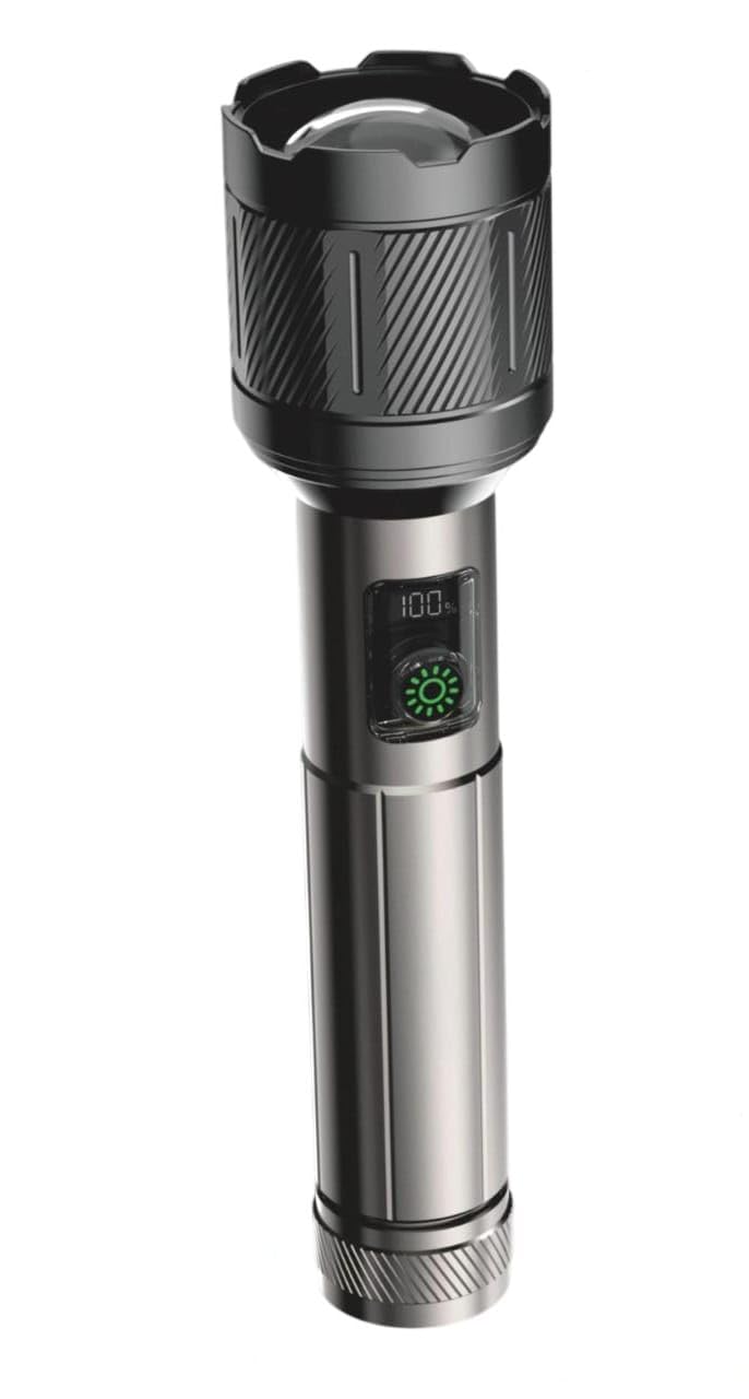 RL-M54 200W High Brightness LED Flashlight, Metal Body