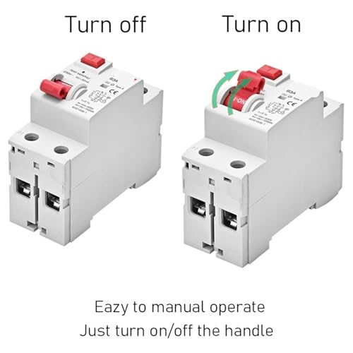 RCD Type A 4P 100mA 16A interrupteur différentiel pour courant alternatif CC - 2