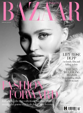Harper's Bazaar UK Magazine February 2025 Lily Rose Depp on Family, Film and Falling in Love Single Issue Magazine – January 6, 2025