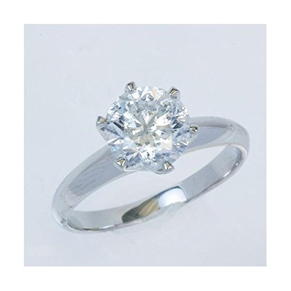 ★ダイヤモンド指輪　天然石 PT900 #12 リング 指輪 12号 クロス Pt900プラチナ ダイヤモンド 0.30ct 中古 美