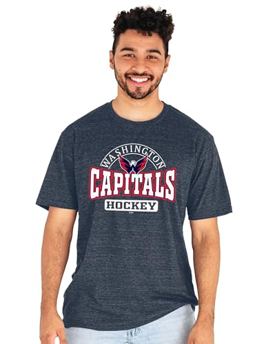 Washington Capitals NHL Officially Licensed Tri-Blend T-Shirt Beards Medium