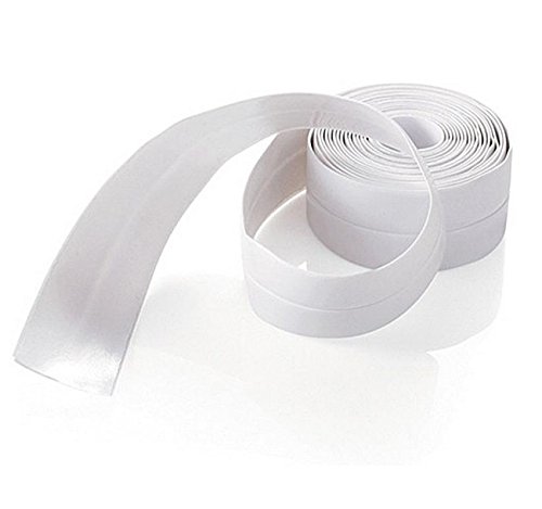 Gap Moldproof Waterproof Antifouling Tape Wall Sealing Tape Mold Proof Adhesive Tape Kitchen Bathroom LxW32mx38cm126x15 White