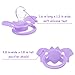 LittleForBig Bigshield Generation-II Adult Sized Pacifier - Baby Bat Pacifier Purple