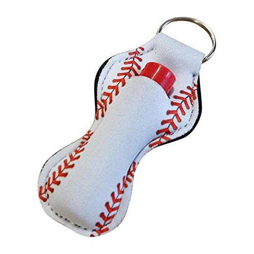 Baseball Keychain for Boy, Bulk Team Gift, Player Teen Eye Black Holder Key Chain - Set of 62
