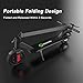 M MEGACHEELS Patinete electrico Adulto - Scooter electrico 25km/h, Juventud Unisex,Negro