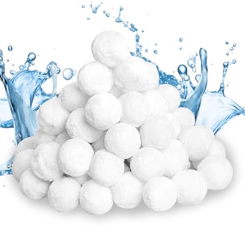 Flow fire 700g Filtro Balls, Riutilizzabile Sfere Filtranti per Piscina, Palline Filtro Piscina per Filtranti, Acquario, Piscina Pompe