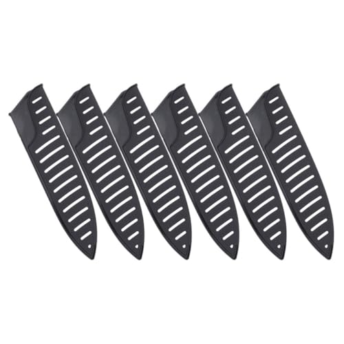 Sosoport 6 Fundas Protectoras Reutilizables para Cuchillos de Cocina, Hechas de Plástico Pp Resistente, Protección Segura y Duradera para Utensilios de Corte