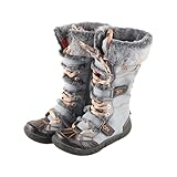 TMA EYES Women' s Winter Snow Boots,Side Zipper,...
