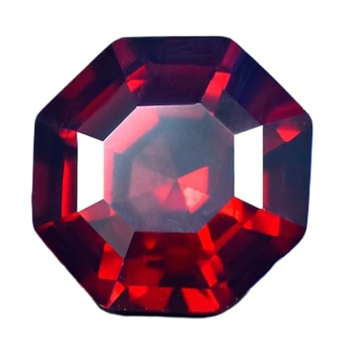 Grenat naturel de haute qualité taillé en octogone pour joaillerie 5x5mm