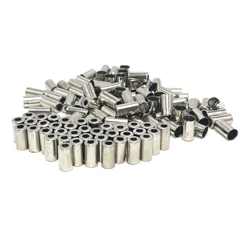 MLWSKERTY 100 PCS Metal Brake Cable Housing End Caps Bicycles Brake Cable End Caps Bicycles Brake Shifter Cable Tip