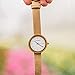 Reloj de Madera para Mujer, Caja de Madera Natural y Vegano Piel...