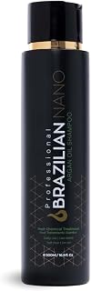 Brazilian Nano Argan Oil Shampoo for Hair, Moisturizing Shampoo for Women and Men with Cocoa Extract and Coconut Oil, Anti Frizz Hydrating Thickening Shampoo for Damaged Dry Curly Hair, 16.9 Fl Oz