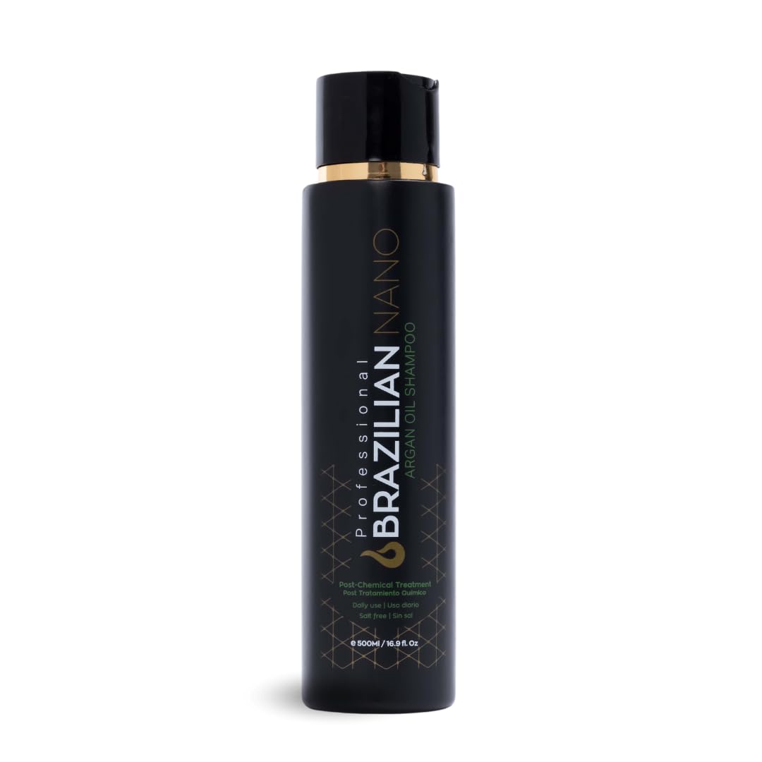 Argan Oil Shampoo for Hair, Moisturizing Shampoo for Women and Men with Cocoa Extract and Coconut Oil, Anti Frizz Hydrating Thickening Shampoo for Damaged Dry Curly Hair, 16.9 Fl Oz