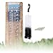 Rainbuds Rain Gauge Outdoor for Yard, Large 6'' with Cleaning Brush, Professional, Clear, Mountable Rainfall Gauges with Dual Measurements, Heavy-Duty Mounting, Accurate Weather Wireless Stations