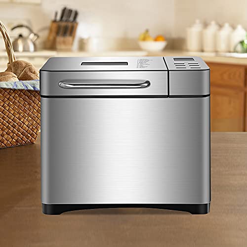 Brotbackautomat 650W, Brotbackautomaten, Brotbackmaschine, 19 Programme, 1 kg Fassungsvermögen, für Küche und Camping – Bild 6