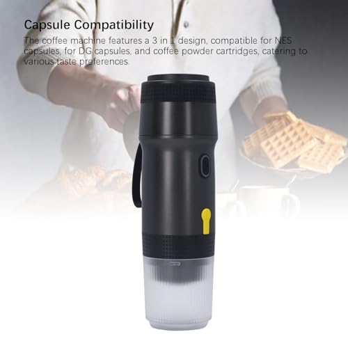 Cafetera portátil automática con sistema de presión 20bar miniatura 7