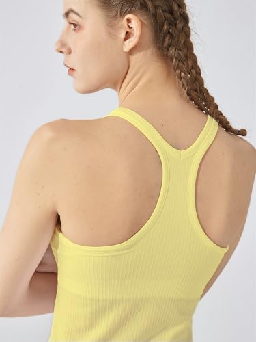 Image of sphinx cat Yoga Racerback Tank Top for Women with Built in Bra,Women's Padded Sports Bra Fitness Workout Running Shirts