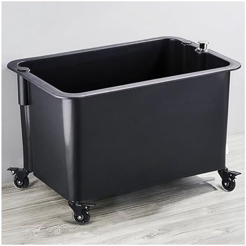 Freestanding Utility Sink with Drain, Versatile Mop Basin for Laundry, Pet Washing Station, Ideal for Garage, Bathroom, Balcony & Workshop Use