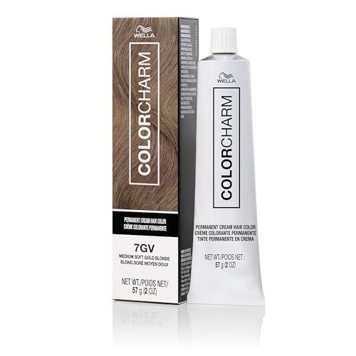 Image of COLORCHARM Permanent Cream Hair Dye | Blonde Hair Color | High Lift, Natural Warm Bronde, Golden Honey Tones | 100% Gray Coverage | Vegan, Free of Phthalates & Parabens | 2 oz.