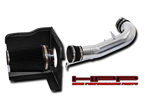 High Performance Parts Heat Shield Air Intake Kit & Black Filter Combo Compatible for Cadillac Escalade / Escalade ESV / EXT 6.2L V8