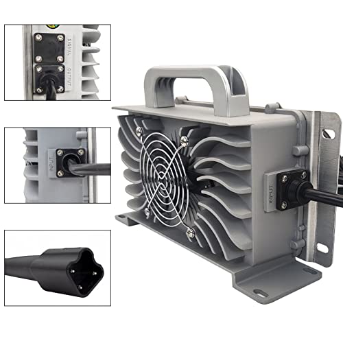 Captok 48V 15 Amp Yamaha G29 Drive & Drive 2 Golf Cart Waterproof Battery Charger For 48 Volt Golf Carts #TOP7