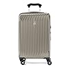 Travelpro Maxlite Air Hardside Expandable Carry on Luggage, 8 Spinner Wheels, Lightweight Hard Shell Polycarbonate Suitcase, Champagne, Carry On 21-Inch
