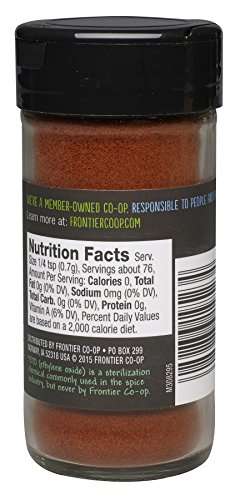 Image of Frontier Co-op Smoked Ground Paprika, All Natural Paprika Powder, Kosher | 1.87 Ounce (Pack of 2)