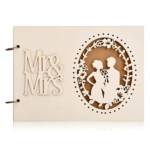 40 Hojas Libro de Visitas de Boda, Libro de Visitas de Madera, Libro de Visita de Boda Personalizado, Libro de Recuerdos de Boda, para Invitado de Boda Aniversario Compromiso de Fiesta