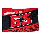 MOTO GP ドゥカティCORSE #63 フランチェスコ バニャイア 公式 フラッグ