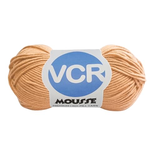 Image of VCR 4ply Brownish Beige Yarn, 100 Grams Hank, 190 Meters Length, Acrylic Ball for Crochet and Knitting, Soft Crosia Threads, Pack of 1 Yarn, Suitable for DIY Crafts