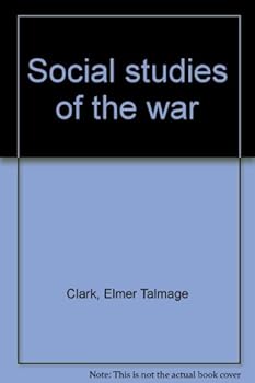 Hardcover Social studies of the war Book