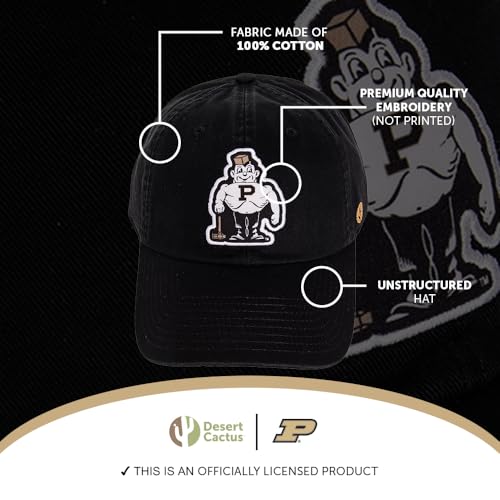 Gorra negra con diseño bordado ajustable para adulto miniatura 4