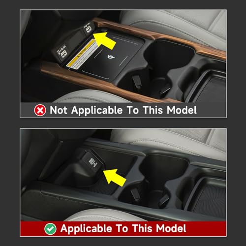 Image of for Honda CR-V 2017 2018 2019 Accessories Cup Water Frame Decals CRV ABS Carbon Fiber Stickers, B