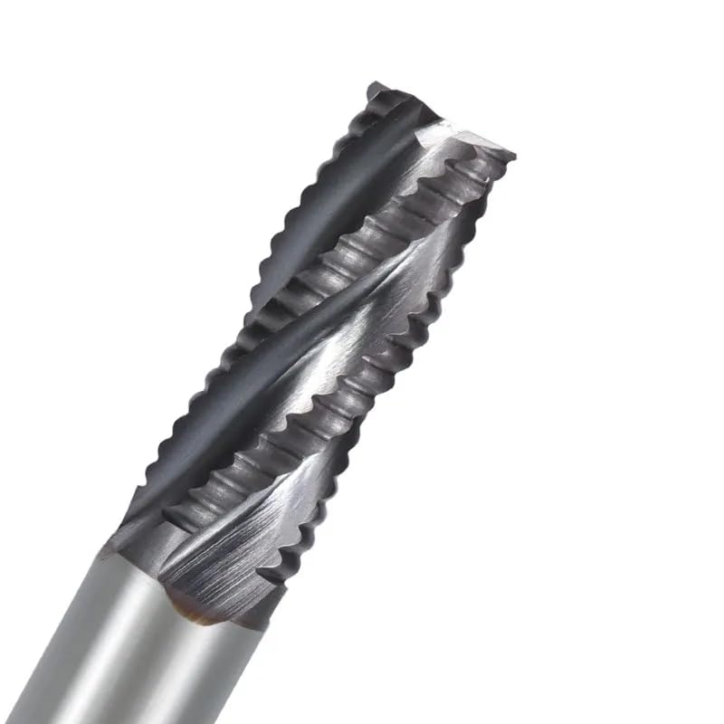 Fraise En Bout D'ébauche À 4 Cannelures, 8mm-12mm-16mm, Super Revêtement, Fraise HSS, Machine CNC, Mèche De Routeur Pour Outils En Bois/aluminium/acier,12xD12x35x85L