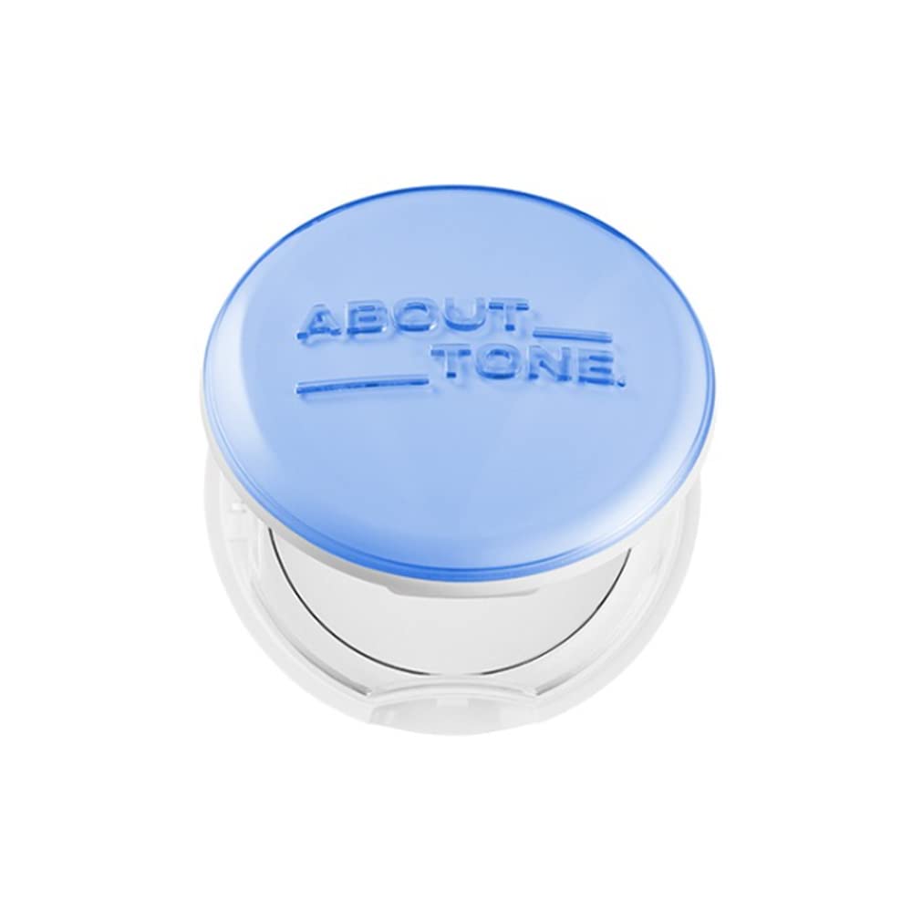 Air Fit Powder Pact 0.28oz - Makeup Fixing Pressed Powder Compact with Mirror and Puff Airy & Light Texture Face Blur Setting Finishing Translucent Sebum Control Lightweight Vegan Formula