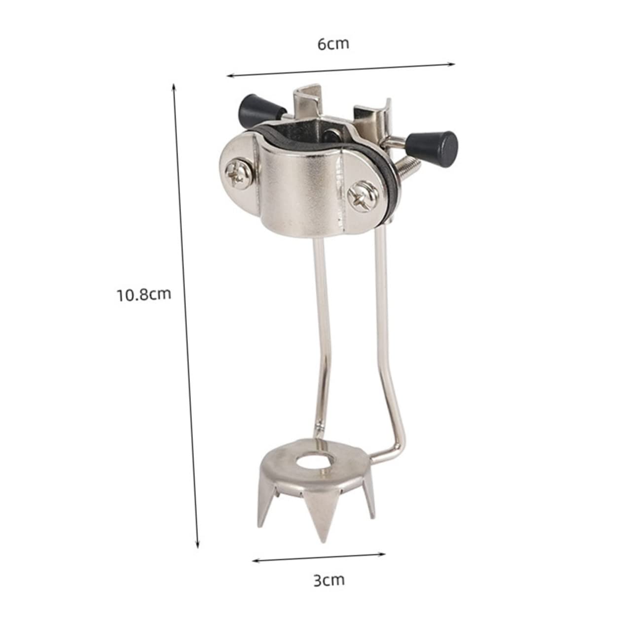 KOMBIUDA Heavy Duty Ice Grip Attachment for Walking Canes Crampons for Trekking Poles Skid Accessory for Winter Hiking Snowy and ICY Terrain