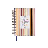 UO Agenda Escolar Opoagenda Semana Vista: empieza en septiembre de 2022 y acaba en agosto de 2023, Tapa dura, Incluye 126 stickers, Goma elástica y Cinta de registro, Multicolor, Mediano